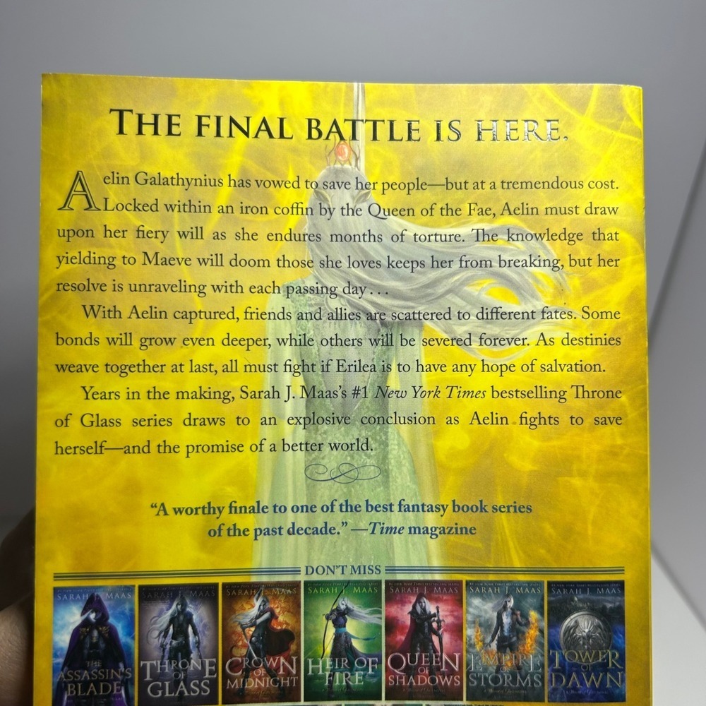 Kingdom of Ash 1st Print Paperback by Sarah J. Maas Throne of Glass - Picture 8 of 16